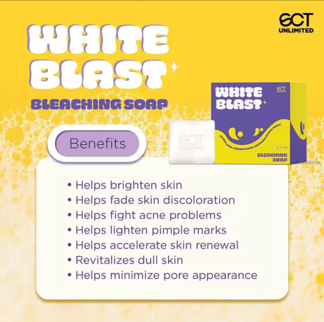SCT Unlimited White Blast Soap 70g (1pc)