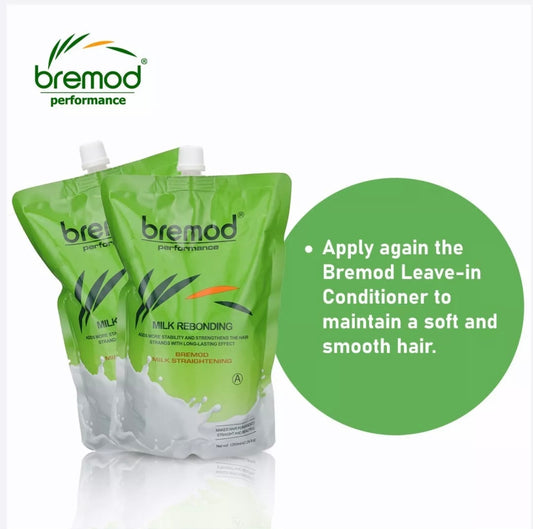 Bremod Milk Rebonding Straightening 1250ml | BREMOND MILK Rebonding Neutralizing 1250ml / set