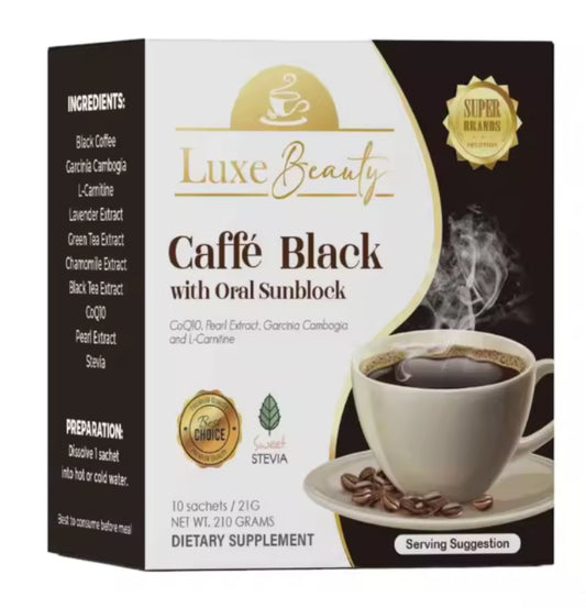 Luxe Slim Caffe Black | 10sachetsx21g