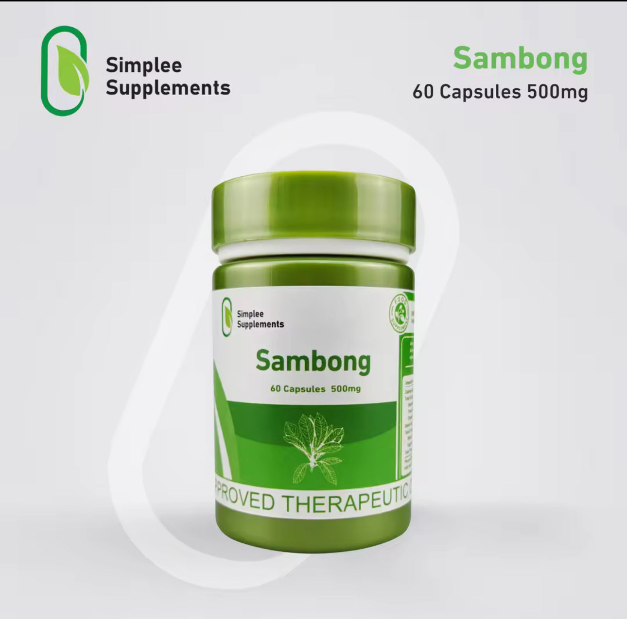 Simplee Supplement Sambong 60Capsules