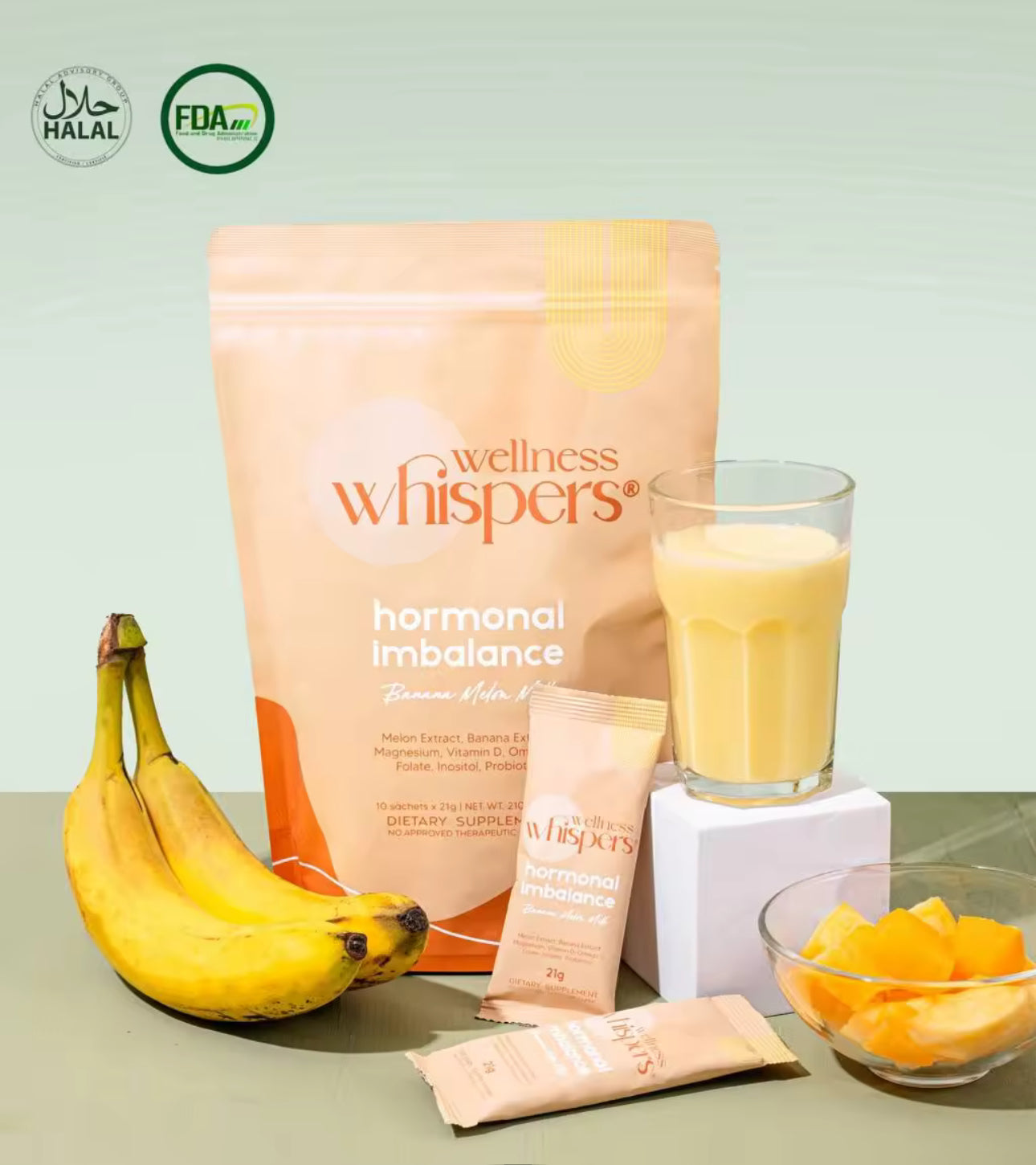 Wellness Whispers | Hormonal Imbalance Banana Melon Milk