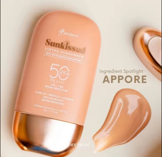 Barefaced Tinted Sunscreen with Bio-Placenta & Appore Spf50 PA++++