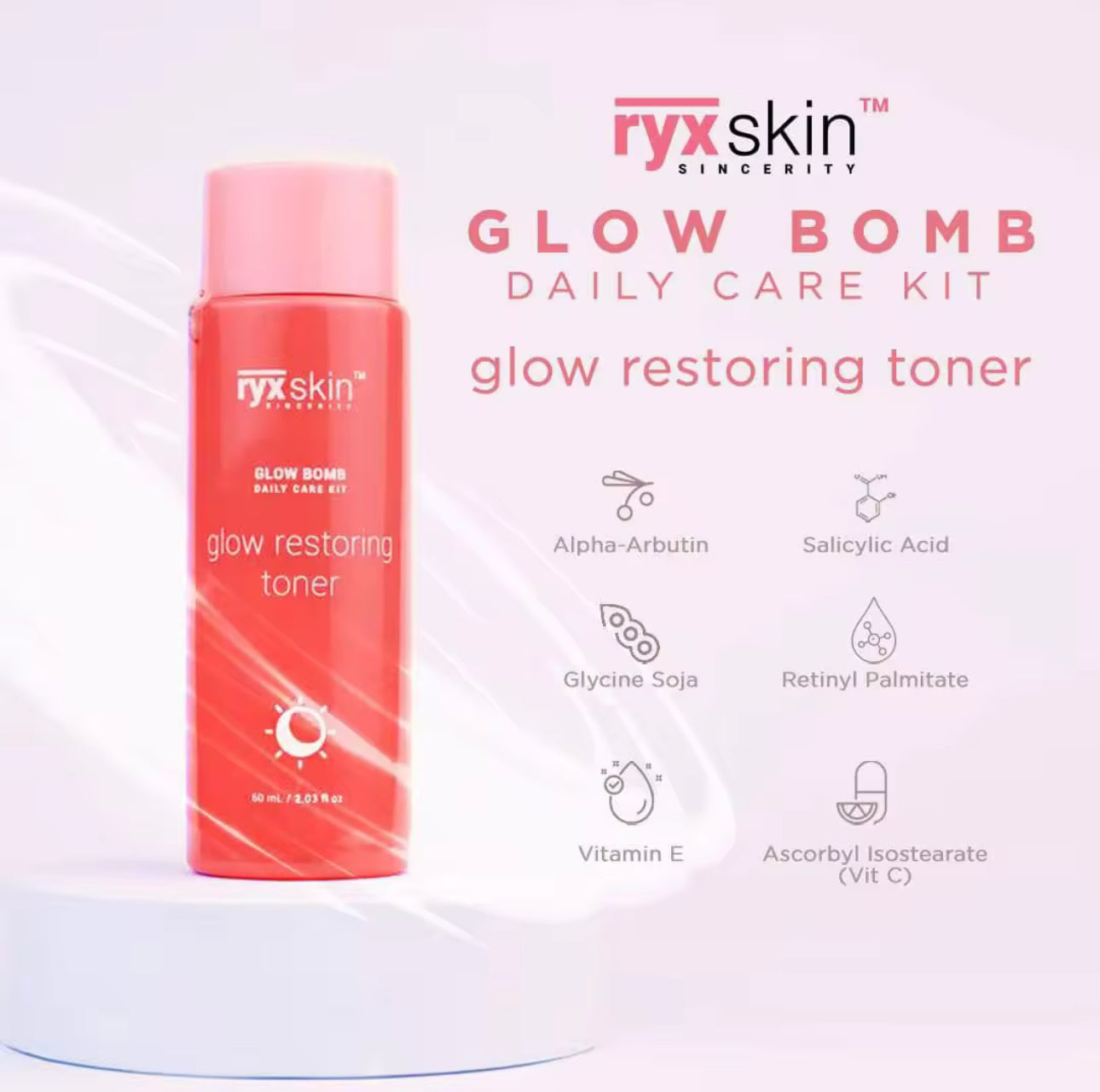 RyxSkin Glow Bomb Daily Care Kit