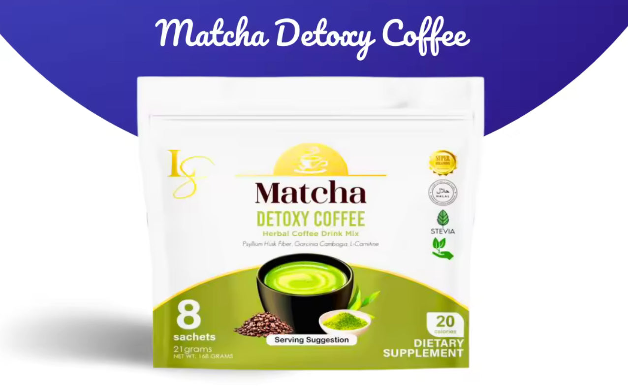 Luxe Slim Matcha Detoxy Coffee | Herbal Coffee & Slimming Drink