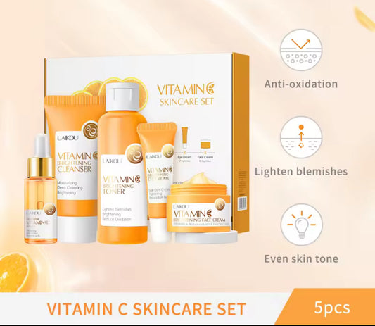 LAIKOU Vitamin C Skincare 5pcs Set