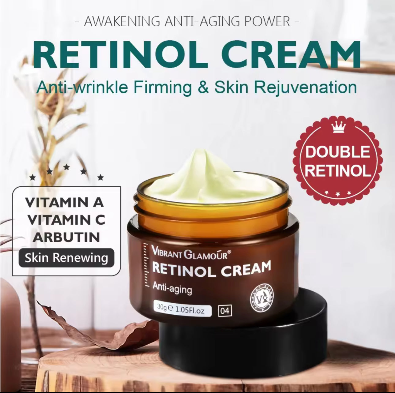 VIBRANT GLAMOUR FDA Retinol Cream Original Retinol Cream 30g