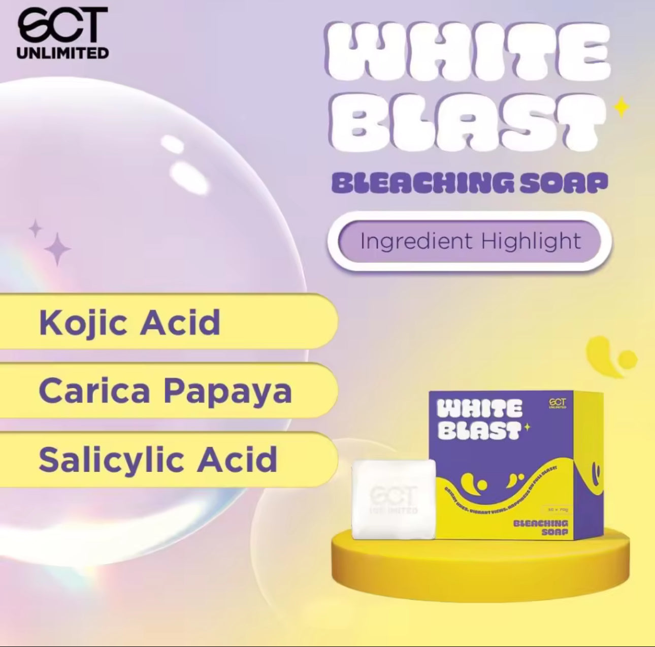 SCT Unlimited White Blast Soap 70g (1pc)