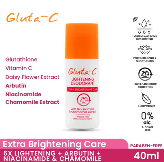 Gluta C Lightening Deodorant Extra Brightening Care 40ML