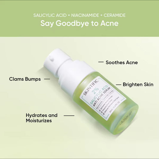 SKINTIFIC Salicylic Acid Anti Acne Serum (20ml)