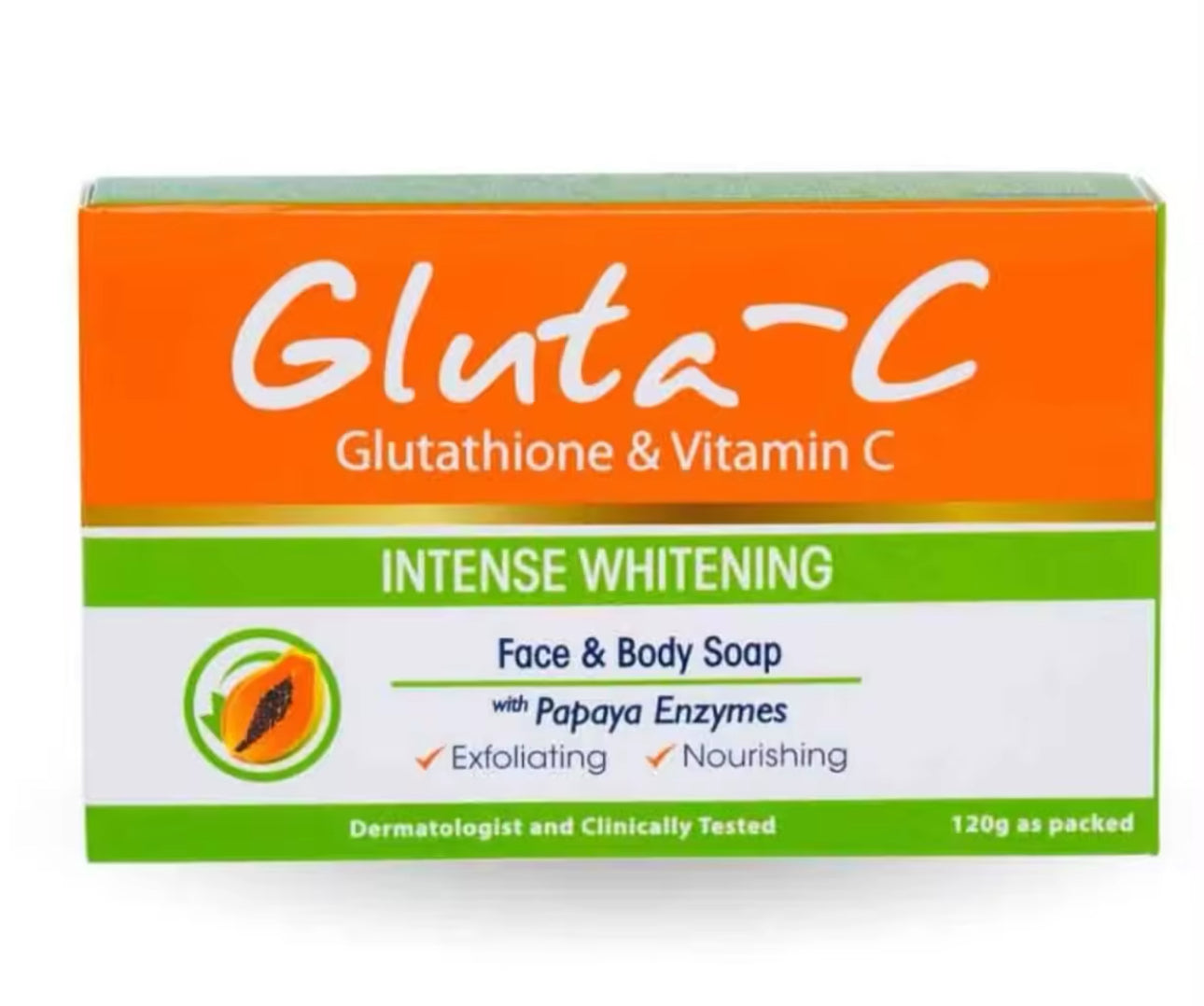 GLUTA C Glutathione Vitamin C Intense Whitening with Papaya Enzymes