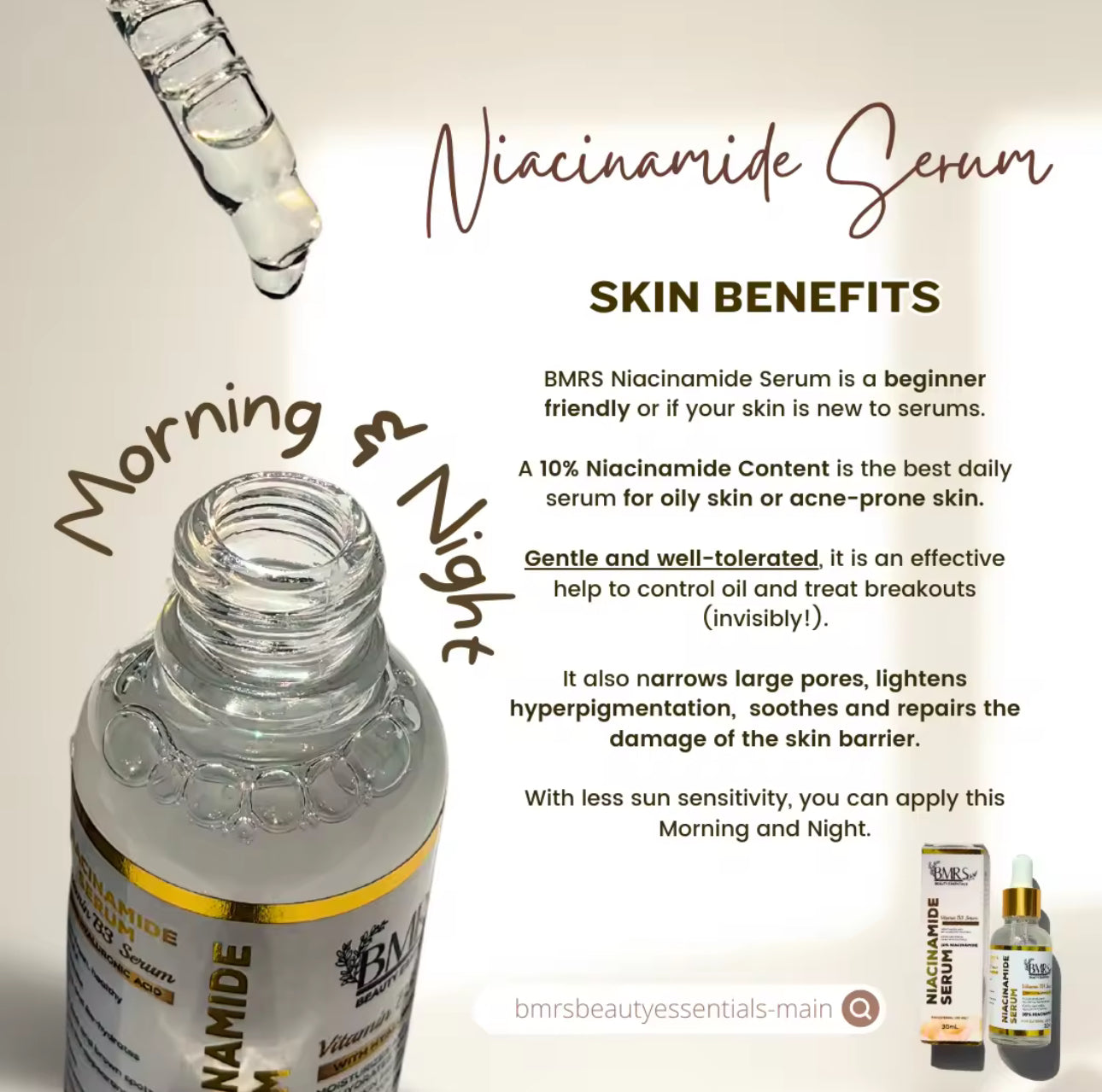 BMRS NIACINAMIDE SERUM 30ml