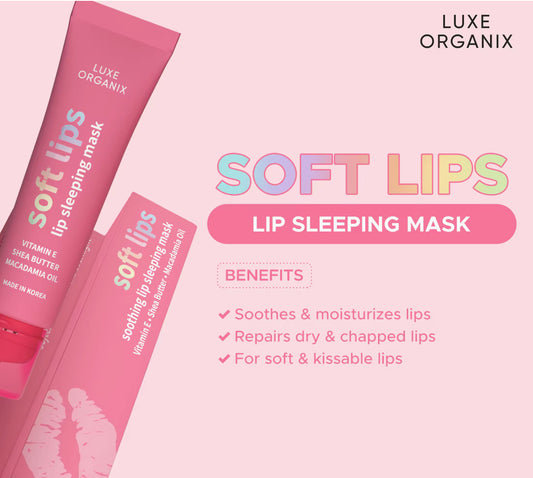 LUXE ORGANIX Soft Lips Lip Sleeping Mask 15g