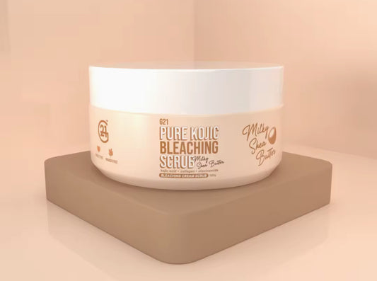 G21 Pure Kojic Bleaching Cream Scrub | Milky Vanilla Ice Cream| Milky Shea Butter | Milky Citrus| 300g