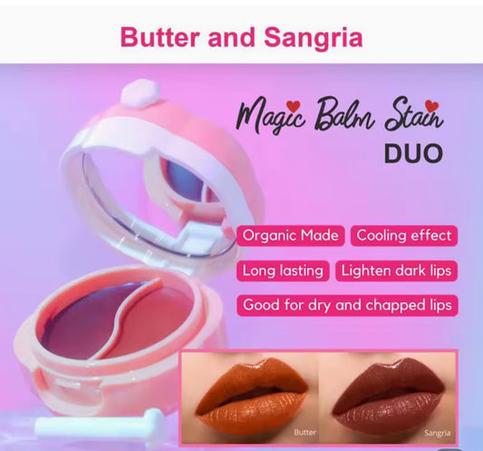 Magic Balm Stain Duo Butter&Sangria by Cris Cosmetics