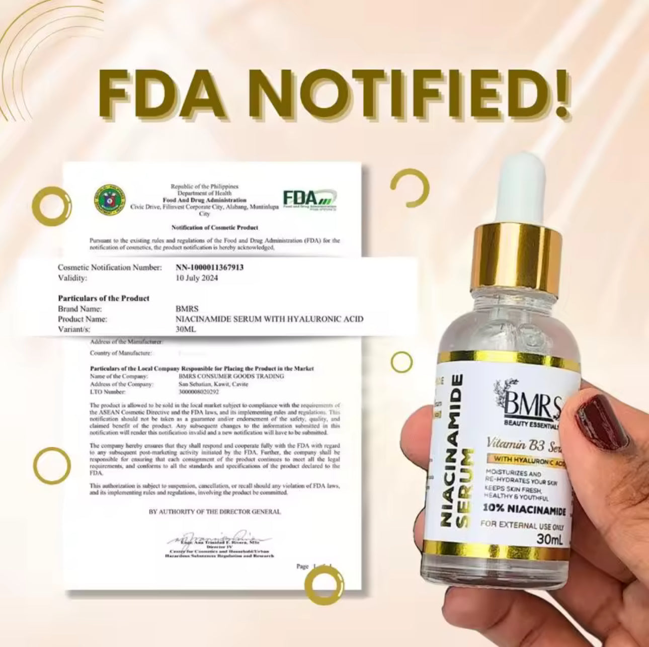 BMRS NIACINAMIDE SERUM 30ml