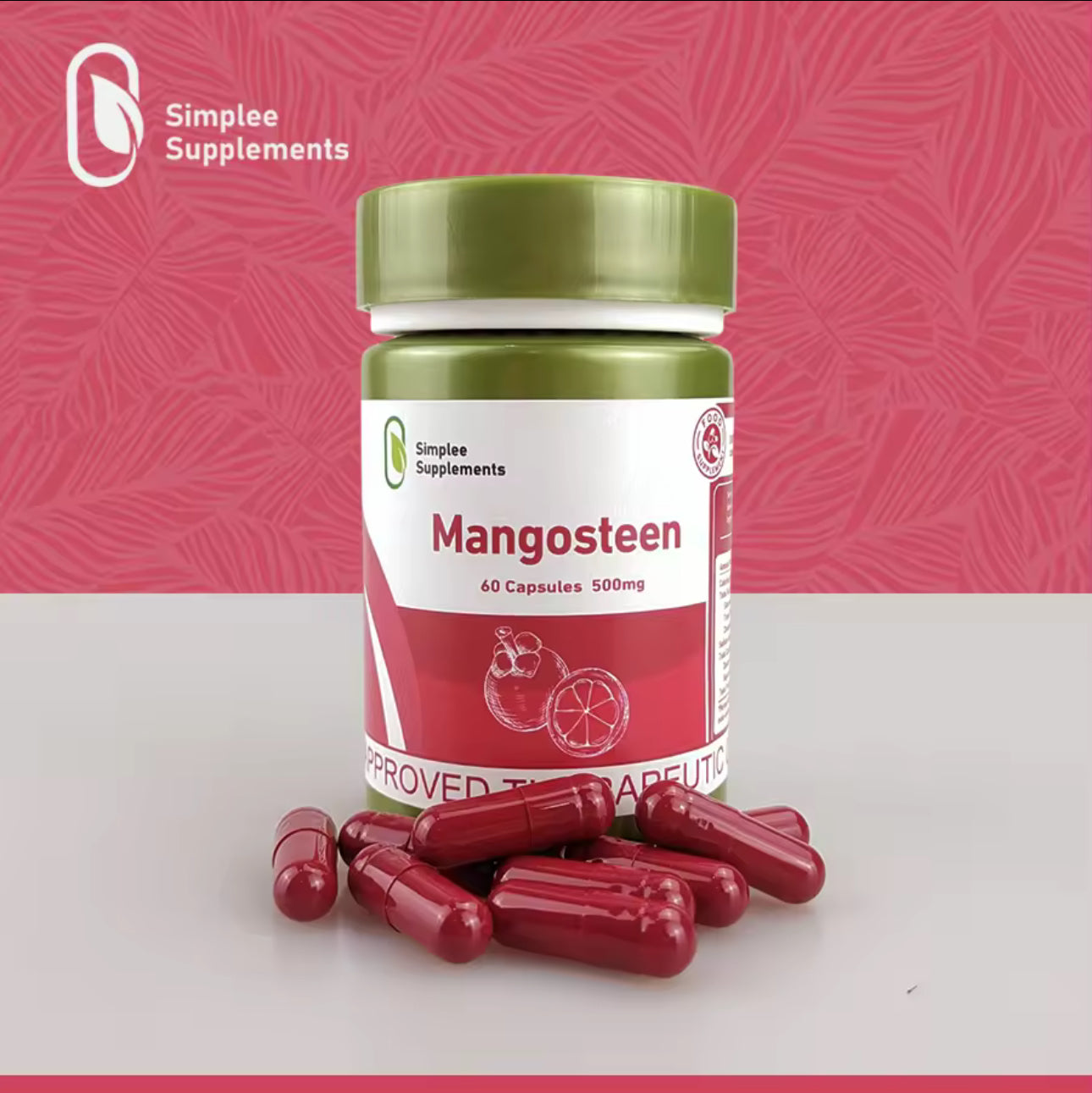 Simplee Mangosteen Capsule Supplement 60capsules