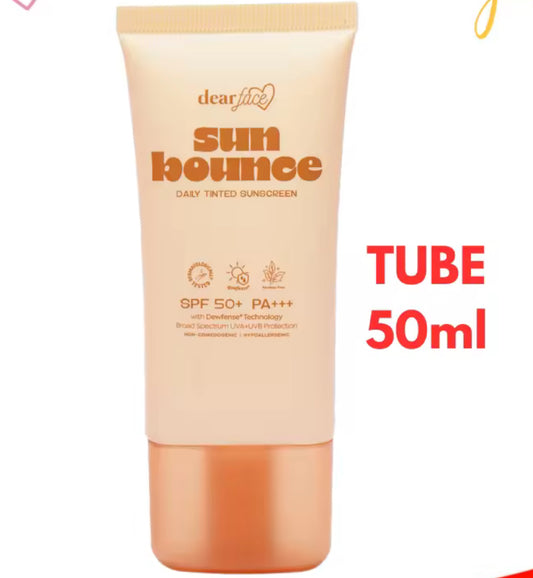 Dear Face Sunbounce Daily Defense & Tinted Sunscreen SPF50+ PA+++
