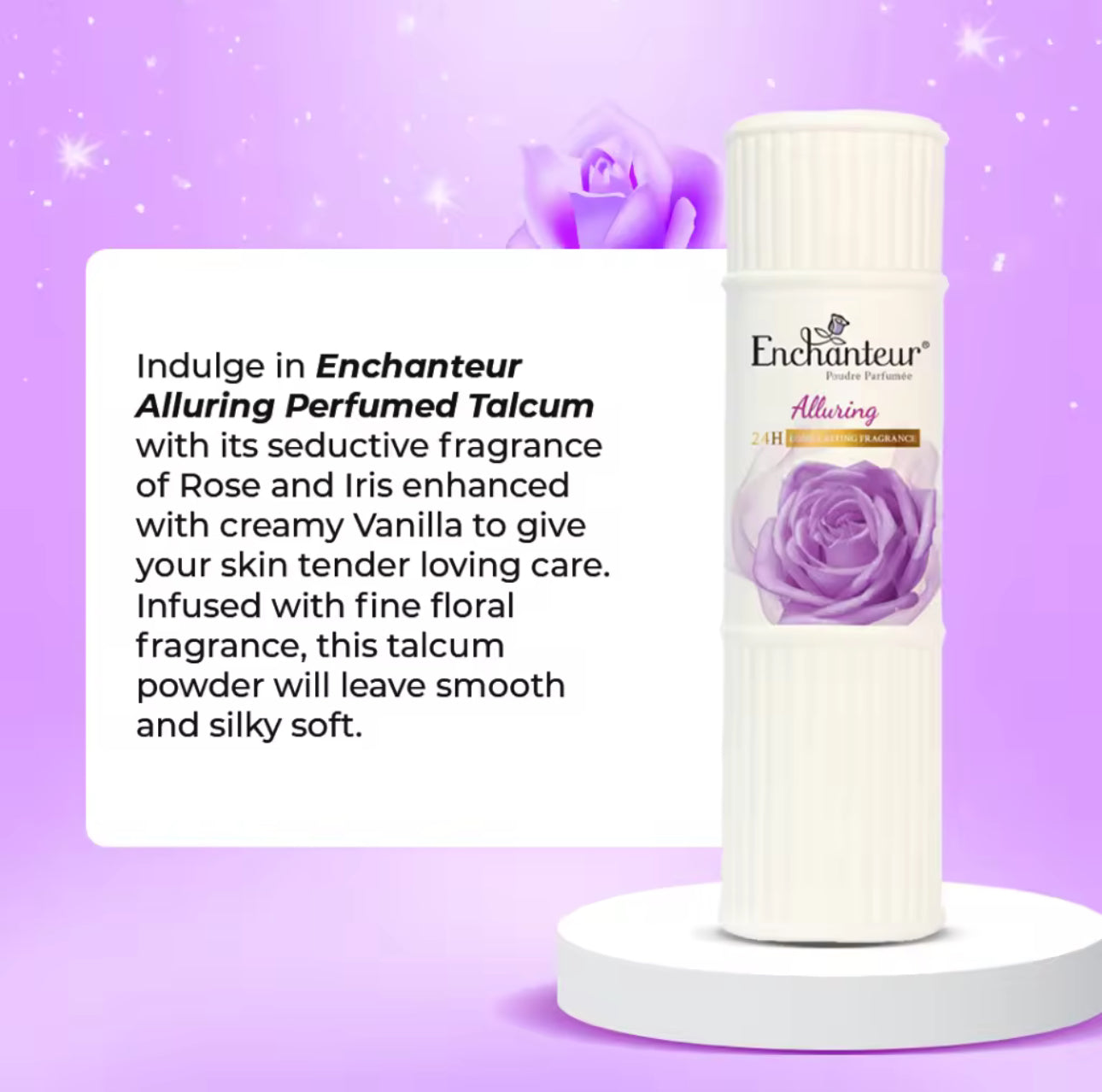 Enchanteur Perfumed Talcum Alluring 125g