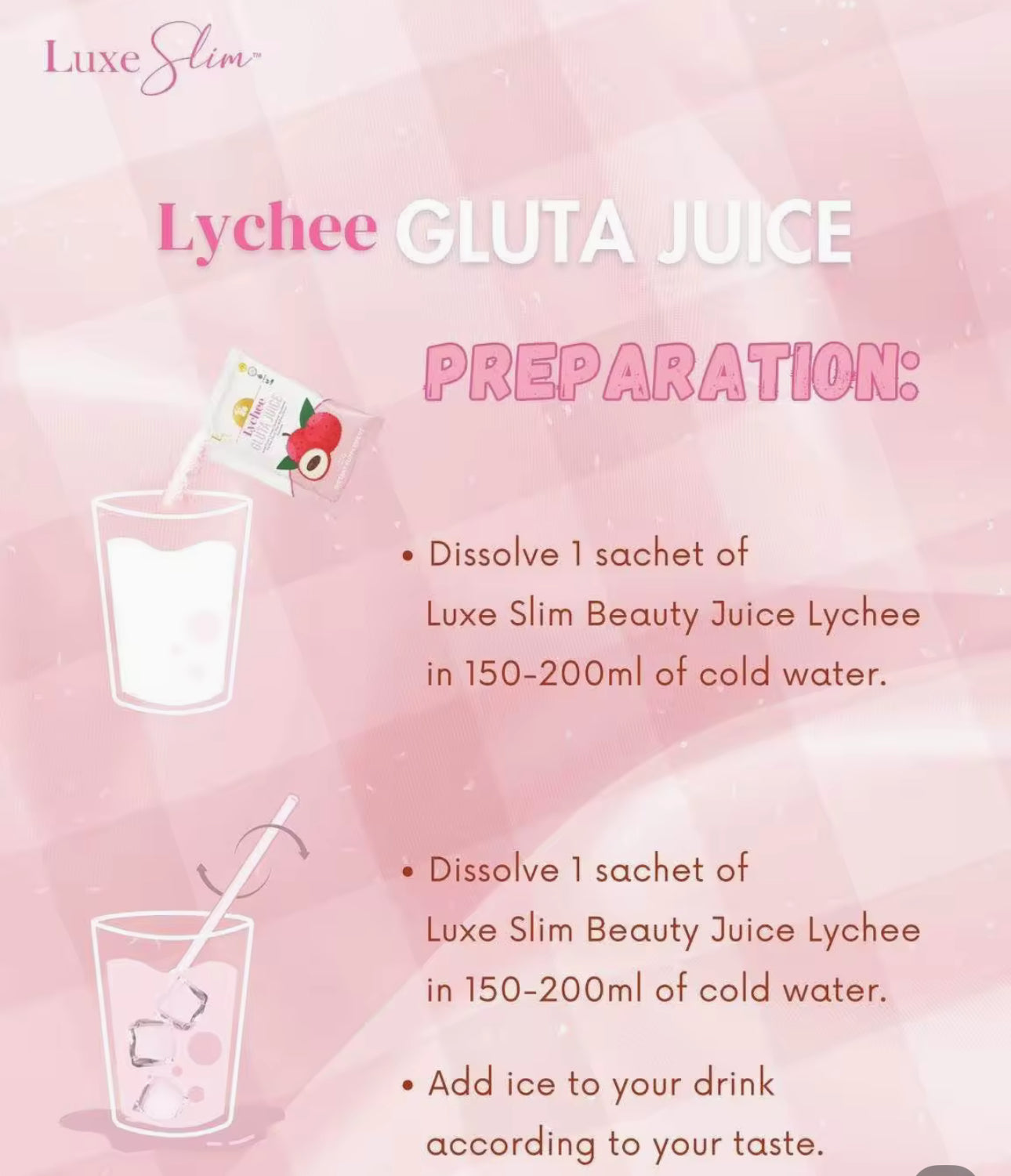 Luxe Slim Lychee Gluta Juice