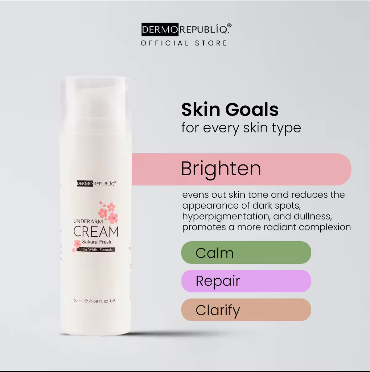 Dermorepubliq Sakura Fresh Ultra White Underarm Cream
