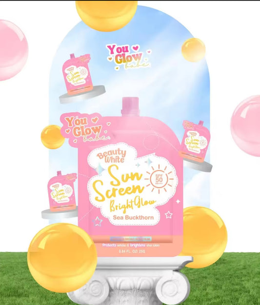 Beauty White Sunscreen by You Glow Babe (solo pack)