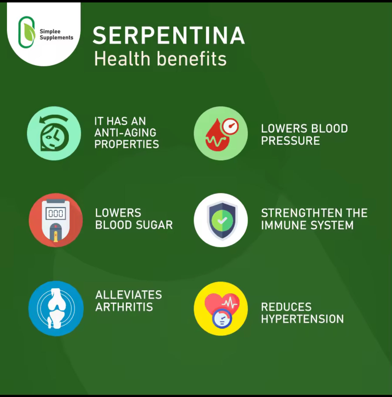 Simplee Serpentina Capsule Supplement