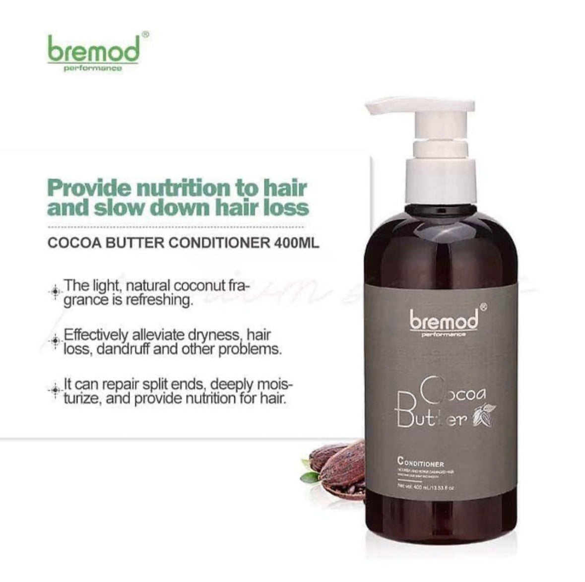 BREMOD Cocoa Butter Conditioner | 400ml