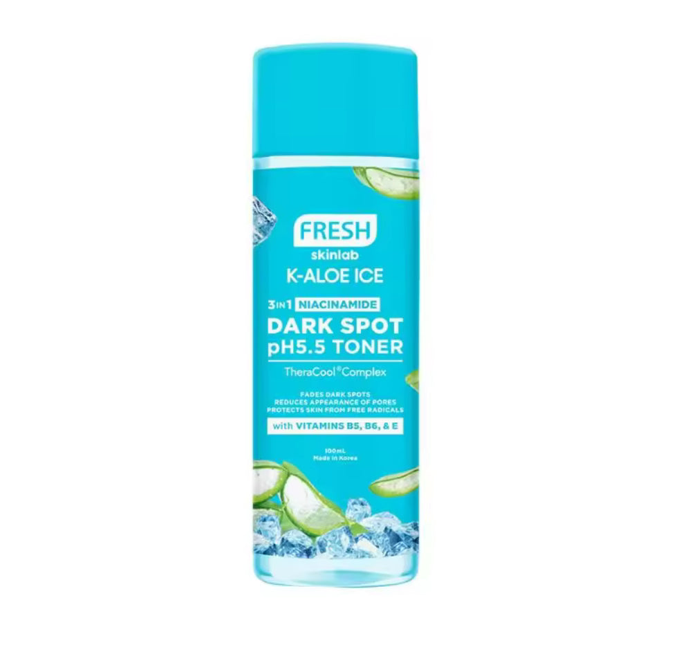 Fresh Skinlab Jeju Aloe Ice with Aloe Vera Extract from Jeju pH 5.5 Toner 100ml