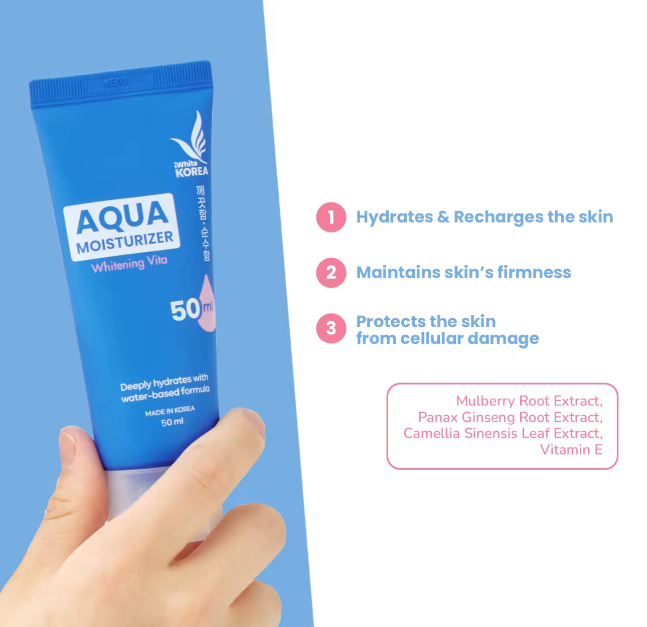 iWhite Korea Aqua Moisturizer Tube 50ml