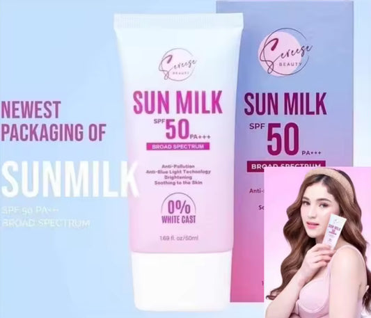 Sereese Beauty Sunmilk Sunscreen Version 2.0 now 50ml