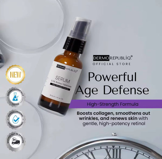 Dermorepubliq 2.5% Retinyl Palmitate Serum High-Strength Formula