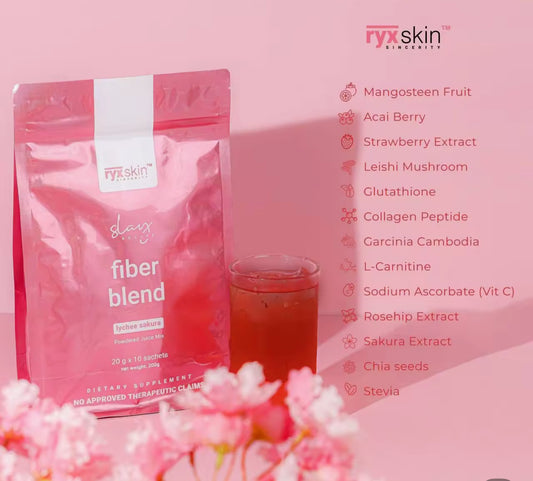 RYX SKIN Beauty Drinks Fiber Blend + Sakura Lychee (ORIGINAL)