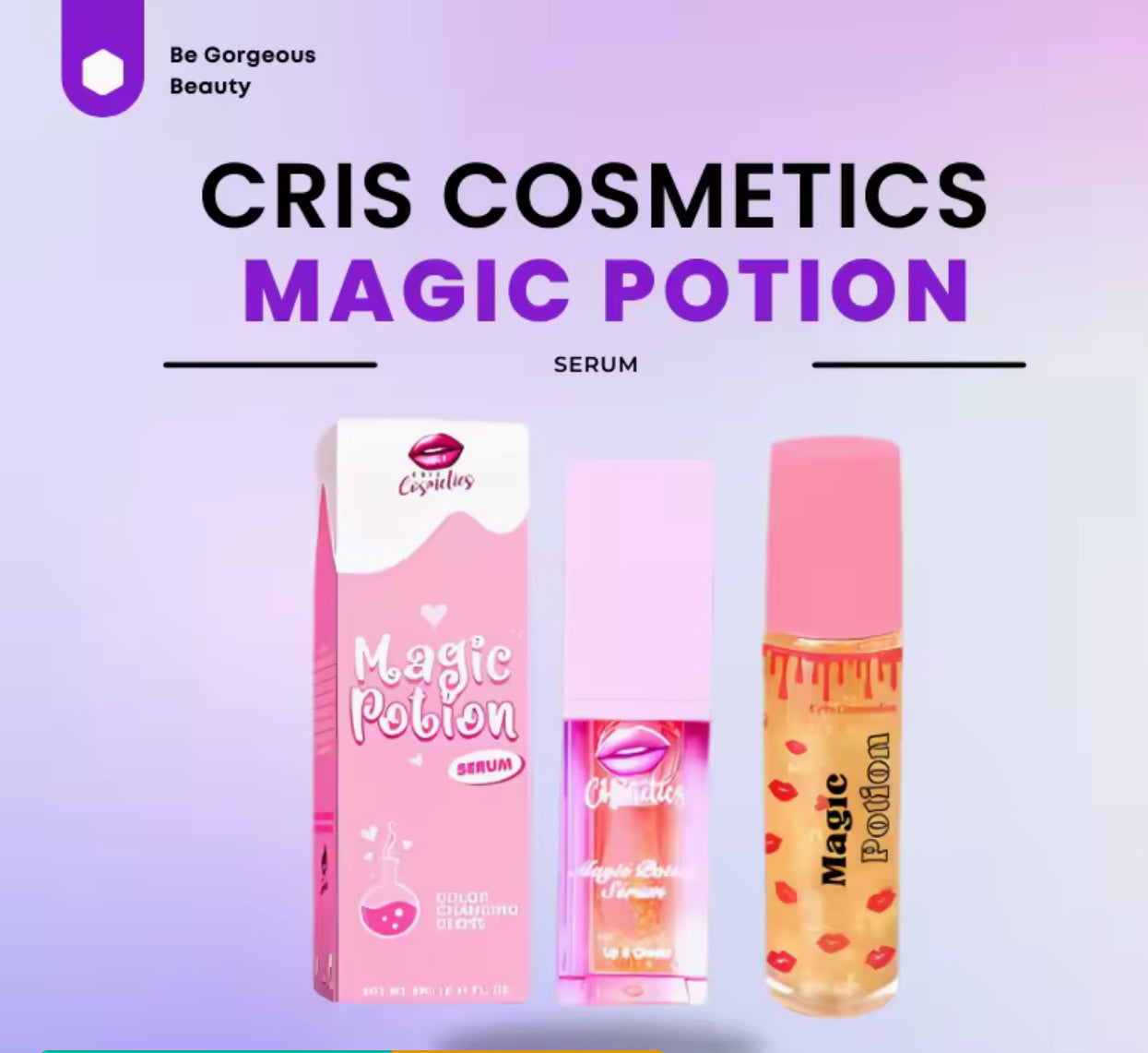 Magic Potion Roll On by Cris Cosmetics Lip Serum 10ml