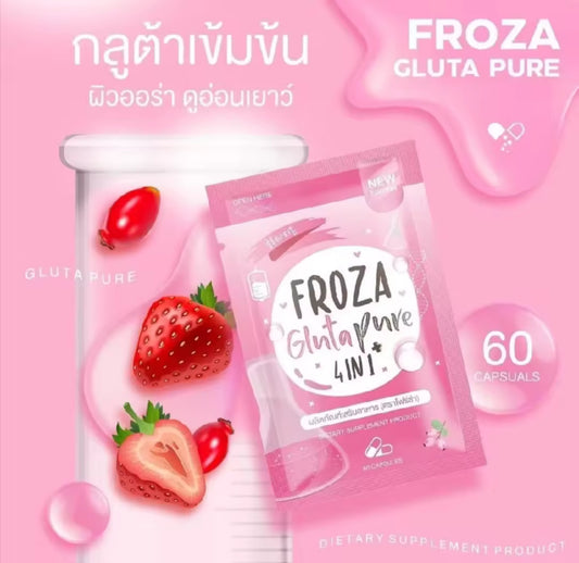 Froza Gluta Pure 4 in 1 Plus| 60 capsules |  Authentic 💯 from Thailand