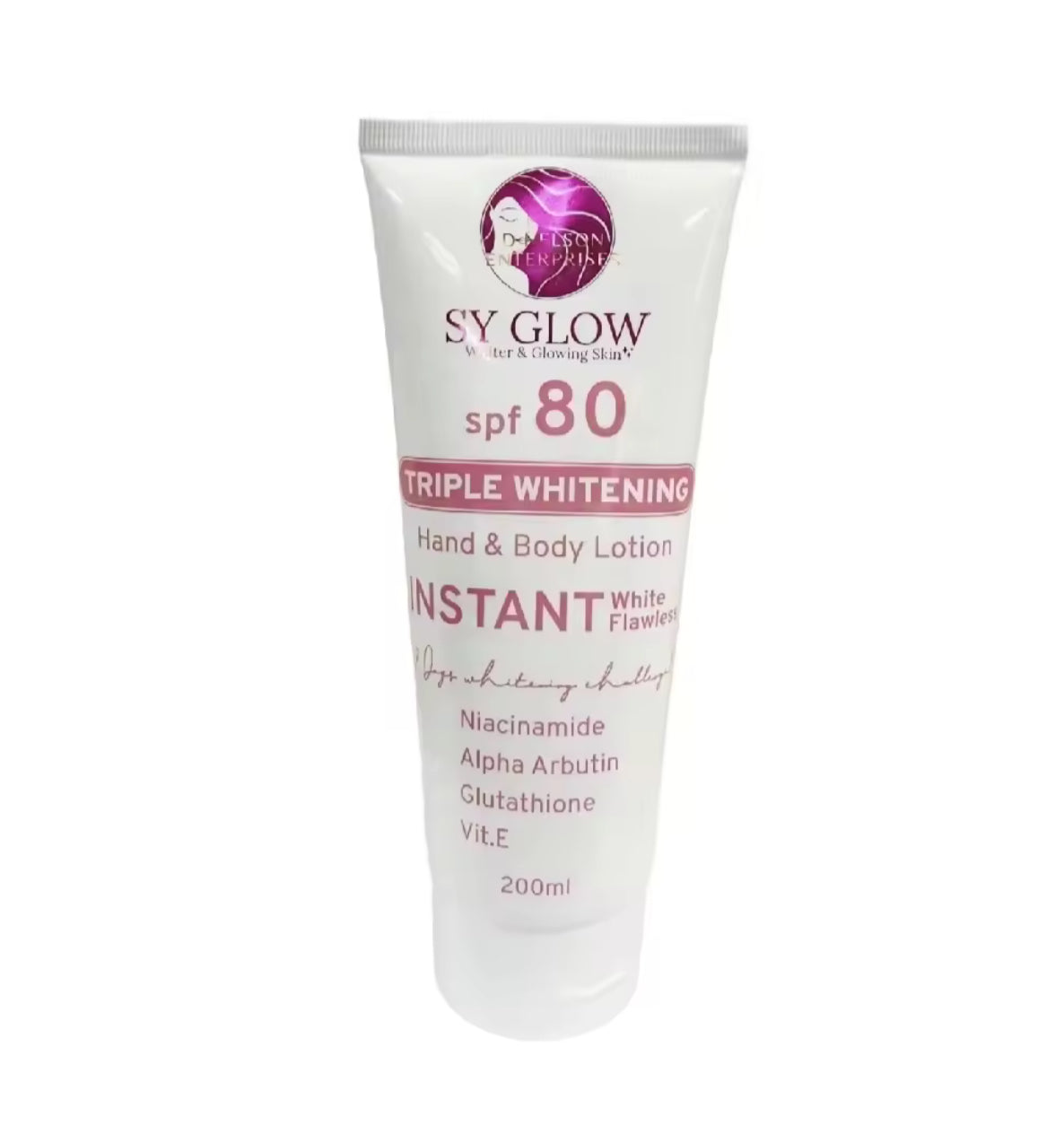 SY GLOW TRIPLE WHITENING HAND AND BODY LOTION 200mL