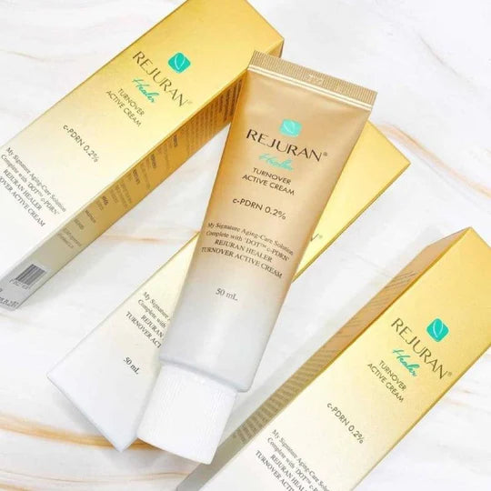 Rejuran Turnover Active Cream Enhanced - 50ml (c-pdrn 0.2%) GOLD | Authentic from KOREA