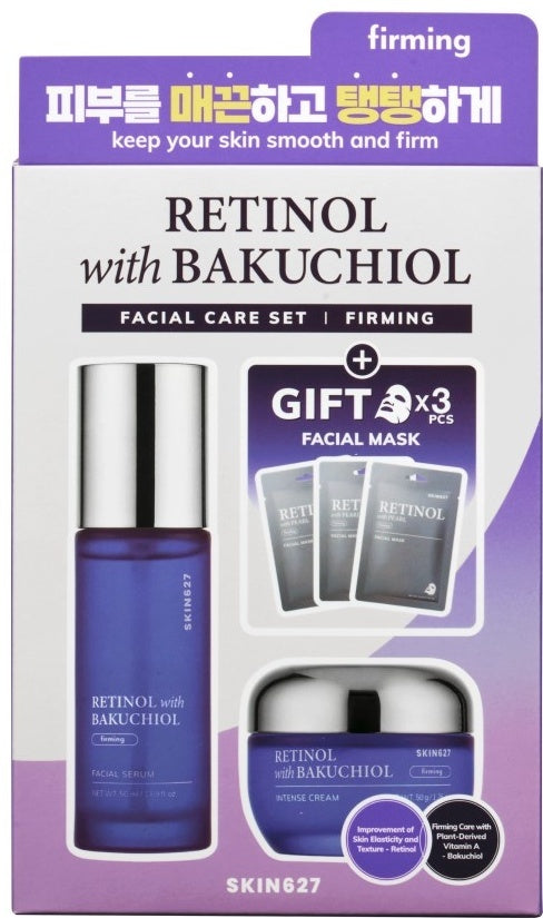 SKIN627 Firming Face Set Retinol with Bakuchiol | authentic from Korea