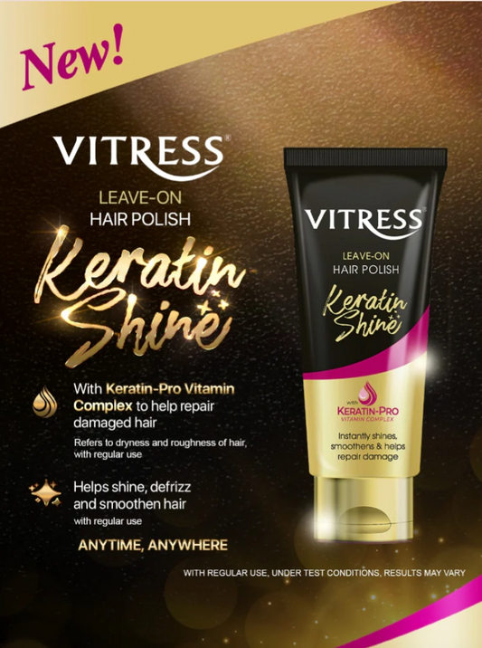 Vitress Hair Polish Keratin Shine 100ml