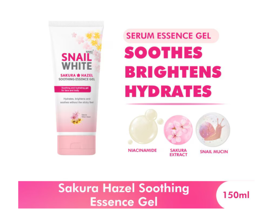 SNAILWHITE Sakura Hazel Soothing Essence Gel 150ml