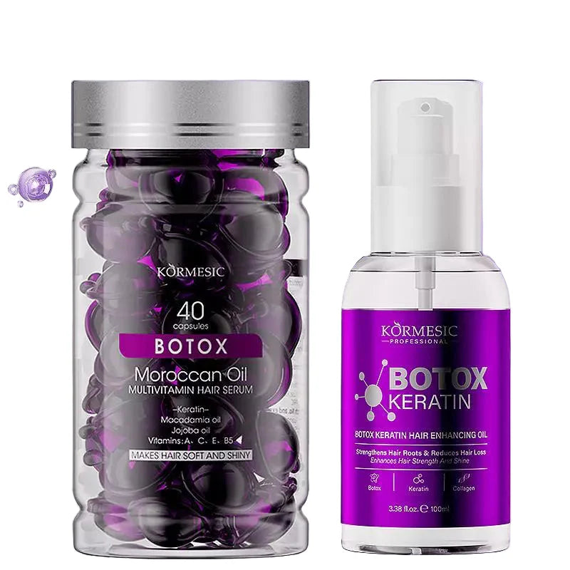 Kormesic Botox Moroccan Oil Hair Serum 40 Capsules