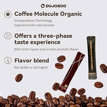 Dujosoo Black Coffee Powder 50sachets