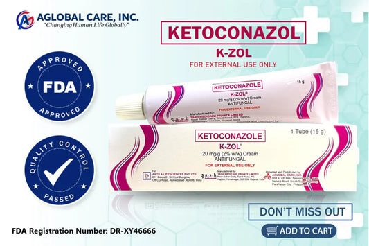 Ketoconazole (K-zol) 20mg/g (2% w/w) Cream  10g