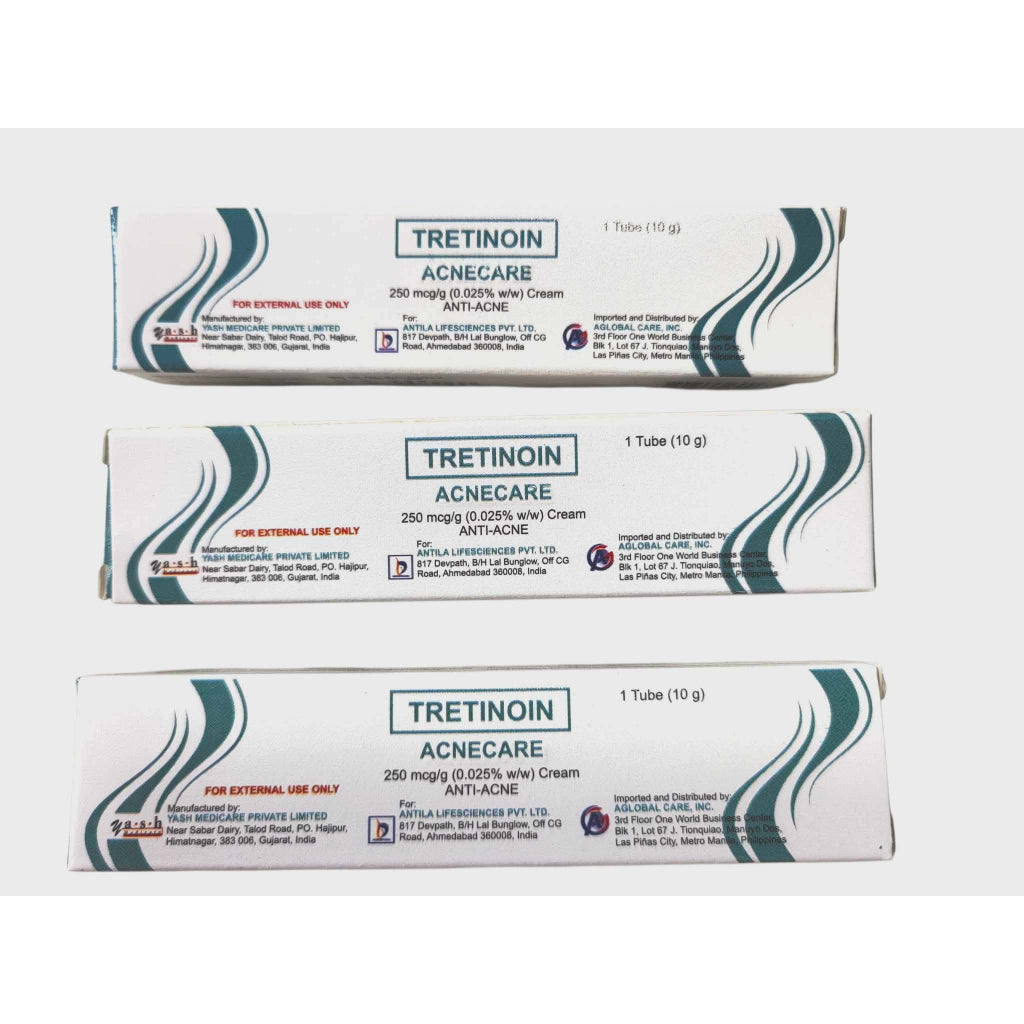 ACNECARE Tretinoin 250mcg/g 0.025%w/w Cream 1 Tube 10g