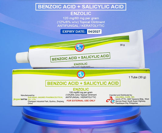 Benzoic acid + Salcylic Acid ENZOLIC 30g ANTIFUNGAL Ointment