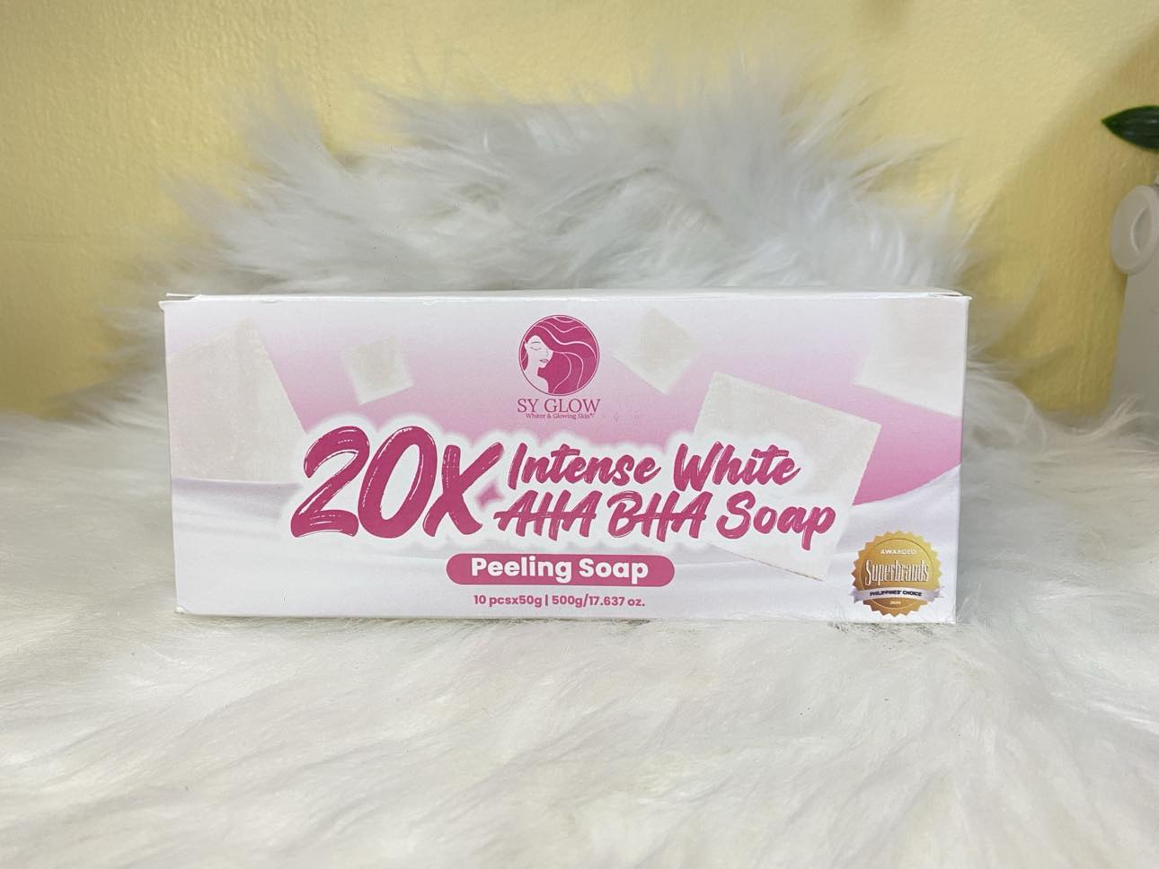 Sy Glow 20x Intense white AHA BHA Peeling soap 50g