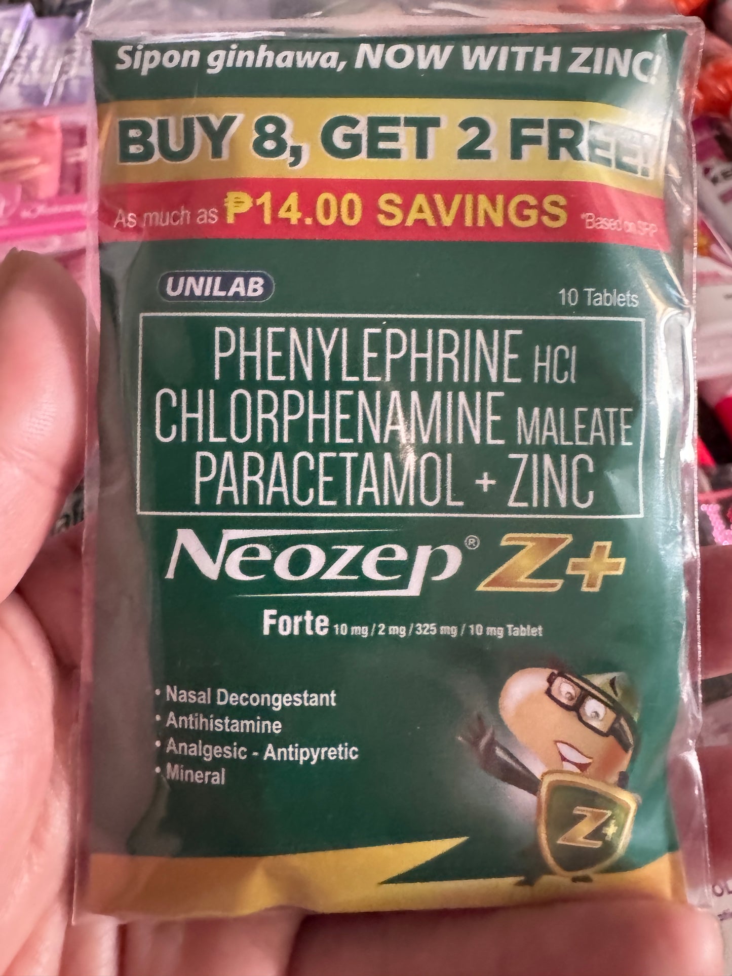 Neozep 10tablets