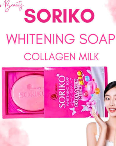 Soriko Whitening Collagen Milk Soap 80g