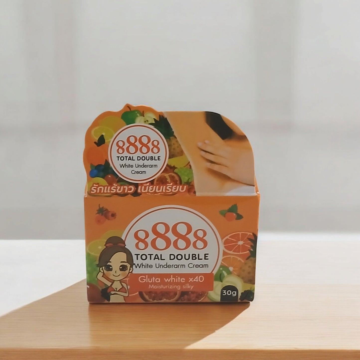 8888 Total Double White Underarm Cream 30g