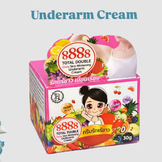 8888 Total Double White Underarm Cream 30g