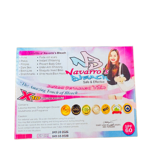 Navarros Bleach  X10 Advance Formula | SPF 60